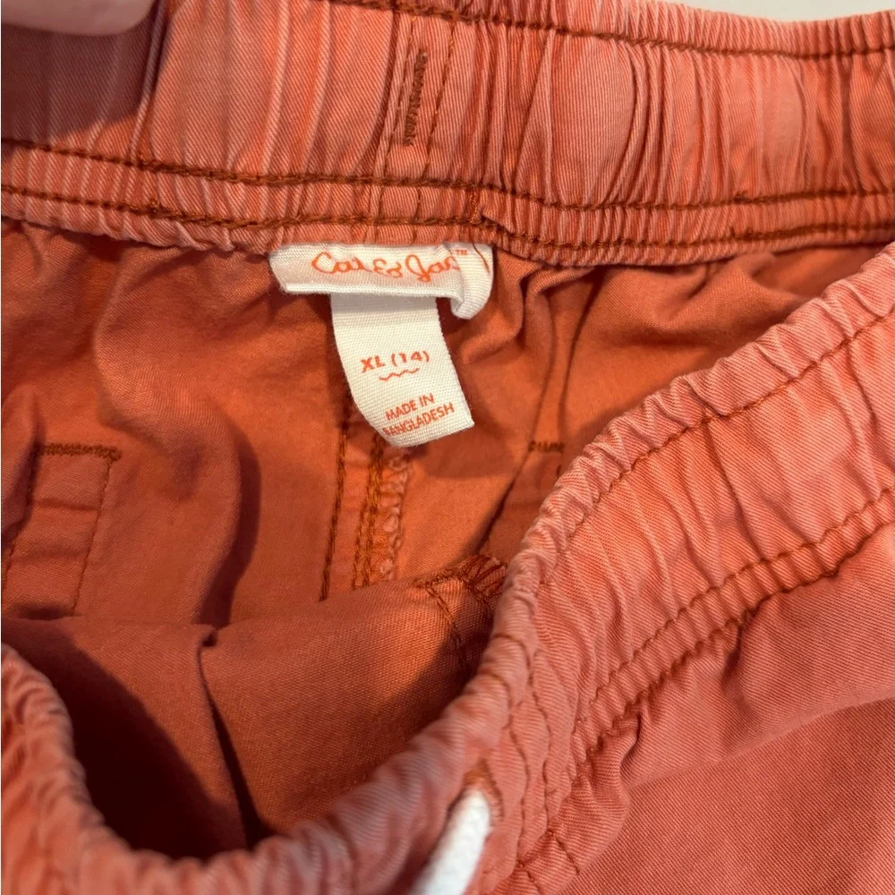 Cat & Jack Navy Blue and Nantucket Red (Brick color)Shorts kids XL 14- Two pair - Picture 5 of 6